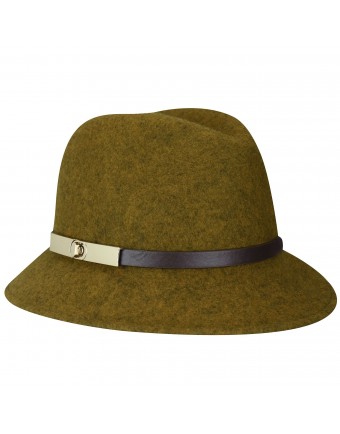 Betmar Darcy Wool Felt Fedora Woodland Mix