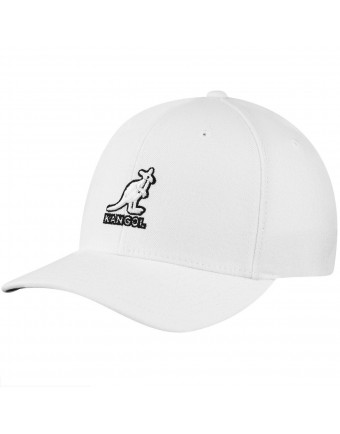 Kangol 3D Wool Flexfit Baseball White