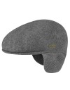 Basca Kangol Wool 504 Earlap Gri Inchis