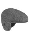 Basca Kangol Wool 504 Earlap Gri Inchis