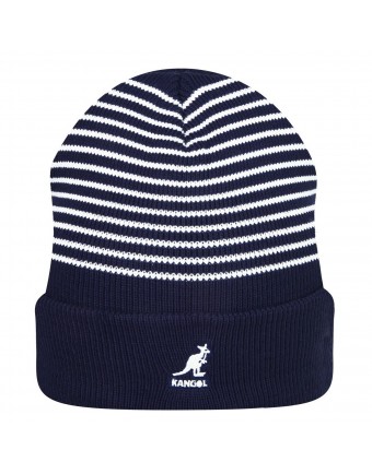 Kangol stripe cuff beanie navy