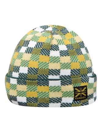 Kangol pixel reversible beanie green