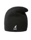 Kangol reversible stripe slouch beanie black