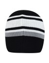 Kangol reversible stripe slouch beanie black