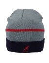 Kangol sport stripe beanie grey