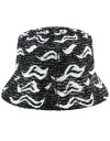 Palarie Kangol Wave Camo Bucket Negru