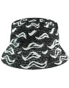 Palarie Kangol Wave Camo Bucket Negru