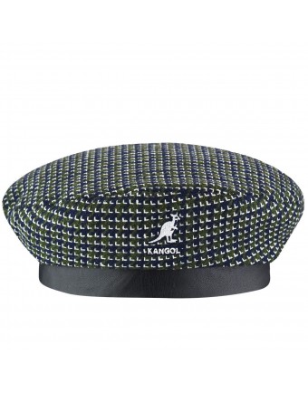 Kangol Tooth Grid Beret Green