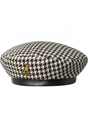 Kangol Tooth Grid Beret Black-White