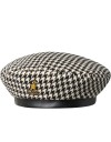 Kangol Tooth Grid Beret Black-White