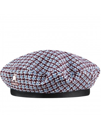 Kangol Tooth Grid Beret Maroon
