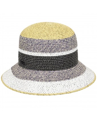 Palarie Betmar Catherine Braided Cloche Multicolor