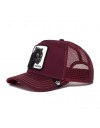 Sapca Goorin Bros. trucker the panther rosu bordo