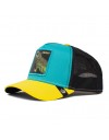 Sapca Goorin Bros. trucker iguana party verde