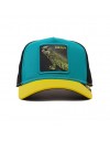 Sapca Goorin Bros. trucker iguana party verde