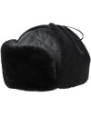 Kangol Quilted Trapper Black