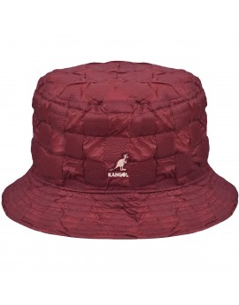 Kangol Pucker Check Bucket Red Velvet