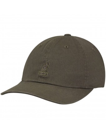 Kangol Washed Cotton Adjustable Baseball Smog
