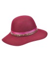 Betmar Hayden Wool Felt Cranberry