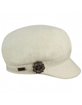 Sapca Betmar Crystal Fashion Alb