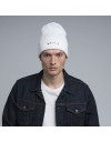 Kangol color text beanie white