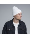 Kangol color text beanie white
