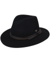 Bailey of Hollywood Nelles LiteFelt Fedora Black