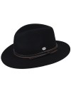 Bailey of Hollywood Nelles LiteFelt Fedora Black