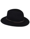 Bailey of Hollywood Nelles LiteFelt Fedora Black