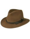 Bailey of Hollywood Nelles LiteFelt Fedora Whiskey