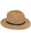 Palarie Bailey of Hollywood Nelles LiteFelt Fedora Maro Camel