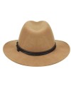 Palarie Bailey of Hollywood Nelles LiteFelt Fedora Maro Camel