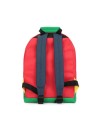 Rucsac Mi-Pac Colour Block Rosu-Albastru