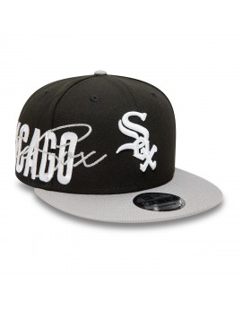 New Era 9fifty Chicago White Sox Side Font Black