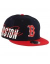 Sapca New Era 9fifty Boston Red Sox Side Font Bleumarin