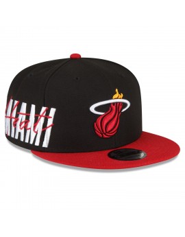 Sapca New Era 9fifty Miami Heat Side Font Negru