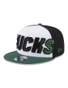 New Era 9fifty Milwaukee Bucks Back Half