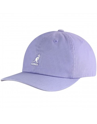 Sapca Kangol Washed Cotton Adjustable Baseball Lila