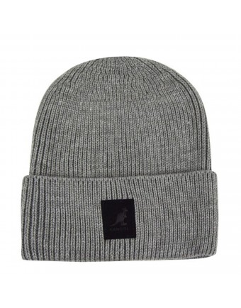 Kangol Patch Beanie Grey