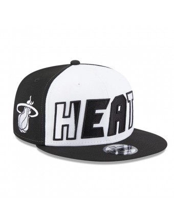 New Era 9fifty Miami Heat Back Half Black