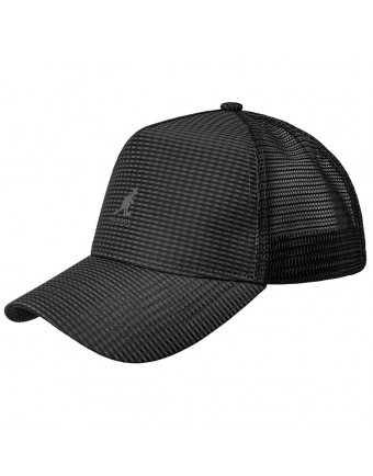 Kangol Seersucker Mesh Trucker Black