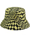 Kangol Warped Check Bucket Navy