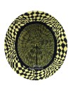 Kangol Warped Check Bucket Navy
