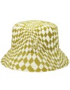 Kangol Warped Check Bucket Yellow