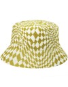 Kangol Warped Check Bucket Yellow