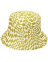 Kangol Warped Check Bucket Yellow