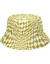 Kangol Warped Check Bucket Yellow