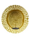 Kangol Warped Check Bucket Yellow