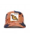 Sapca Goorin Bros. trucker monarchy of rose portocaliu