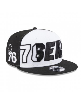 Sapca New Era 9fifty Philadelphia 76ers Back Half Negru